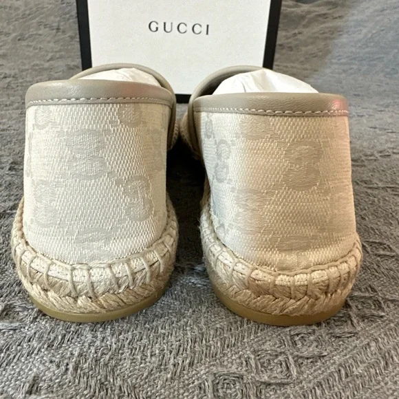 Gucci Cream Platform Shoes - Picture 4 of 7